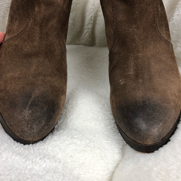 Frye Suede Harlow Multi Strap Boots - Picture 5 of 8